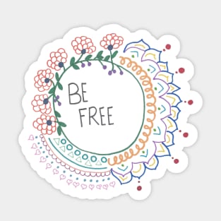 be free Sticker